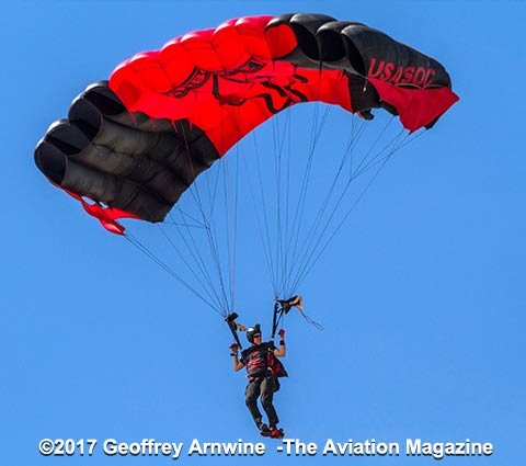 United States Army Special Forces Black Daggers Parachute Team